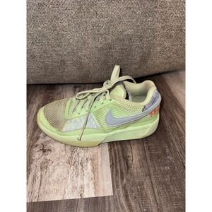 Left  shoe only!!!  Nike Kids Basketball Shoes Size 2.5Y Green Light Up Sole 300